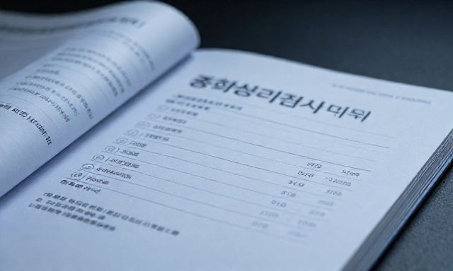 종합심리검사비용 관련 이미지 - 종합심리검사비용 평균 시세와 항목별 상세 비용 분석
